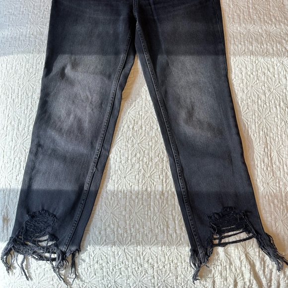 Free People - Maggie Mid-Rise Straight-Leg Jeans, We The People - Picture 2 of 3